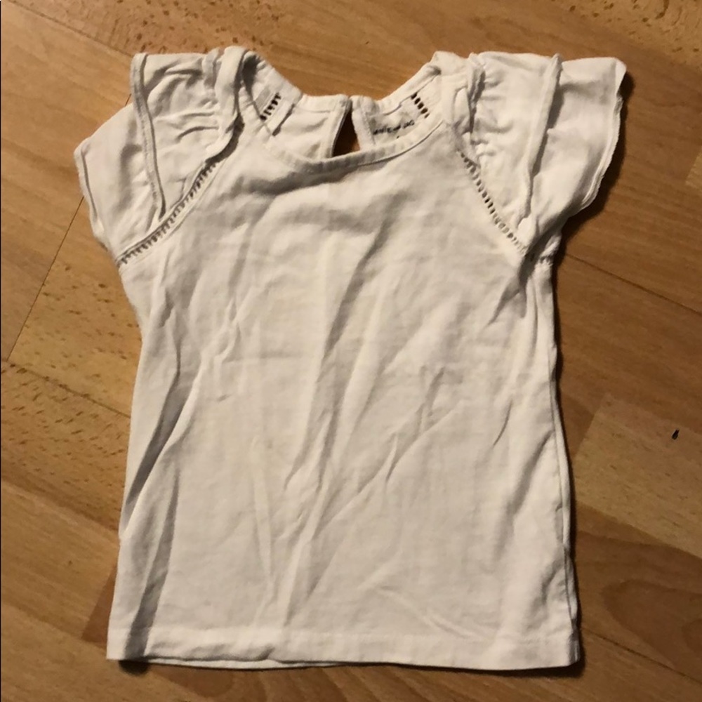 White Ruffled Shirt